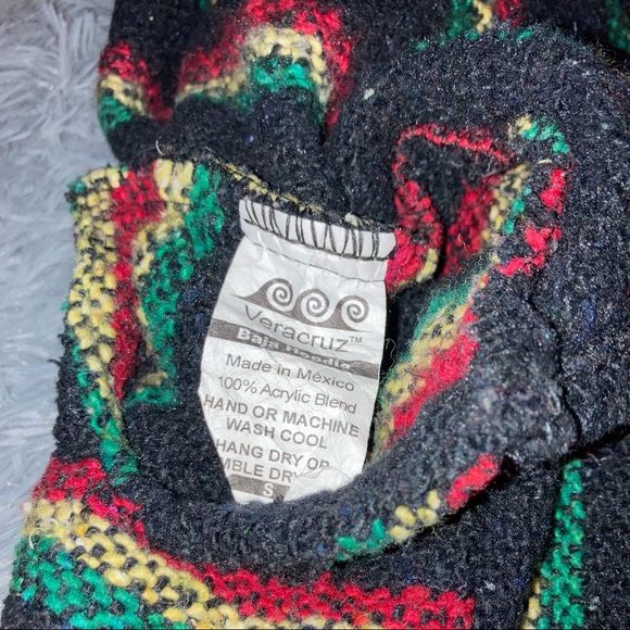 Unisex Rasta “Baja” Hoodie - Picture 3 of 3